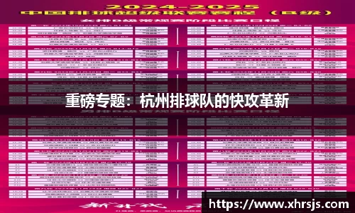 重磅专题：杭州排球队的快攻革新